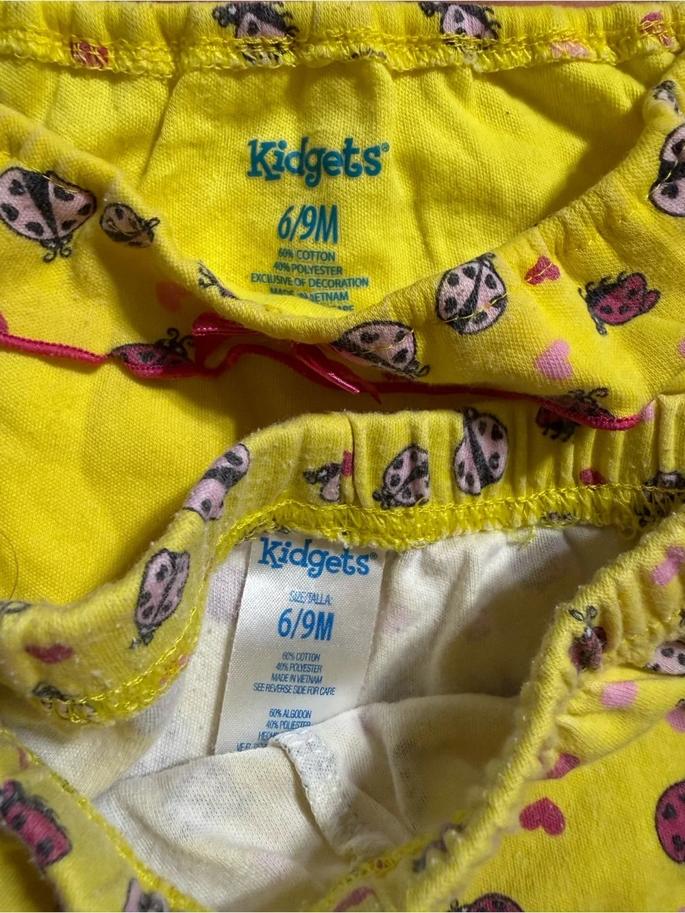 Kidgets Yellow Ladybug Ruffle Tank & Shorts Set - Picture 4 of 4